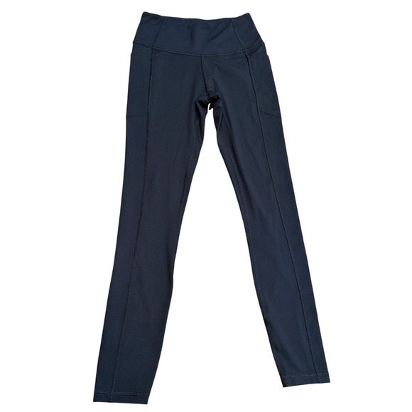 Victoria's Secret Pants - Victoria Secret Womens Pocket Leggings XS Black High Rise Yoga Gym Athletic